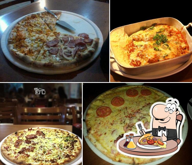 Escolha pizza no Fone Pizza Restaurante