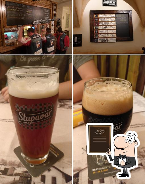 Check out the photo depicting blackboard and drink at Piváreň Stupavar