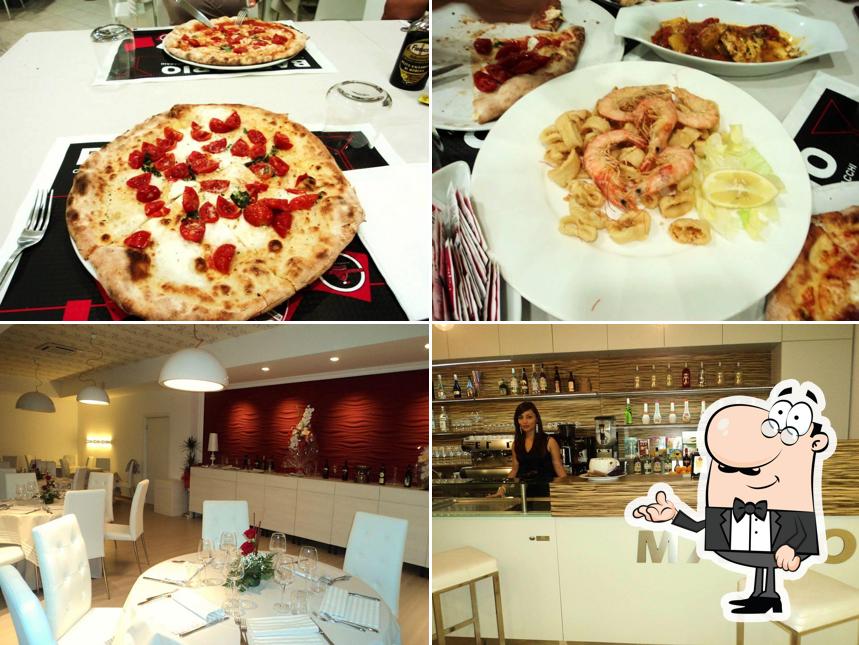 Tra le varie cose da Bar Ristorante Pizzeria tavola calda da MARIO si possono trovare la interni e cibo