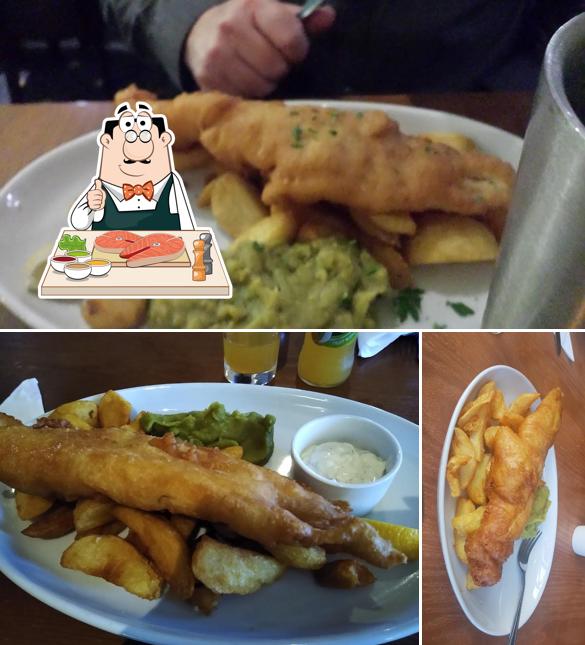 Fish and chips at King Alfred