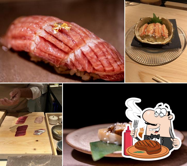 Try out meat meals at Mujō
