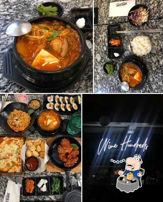 Блюда в "Super Seoul Cafe"