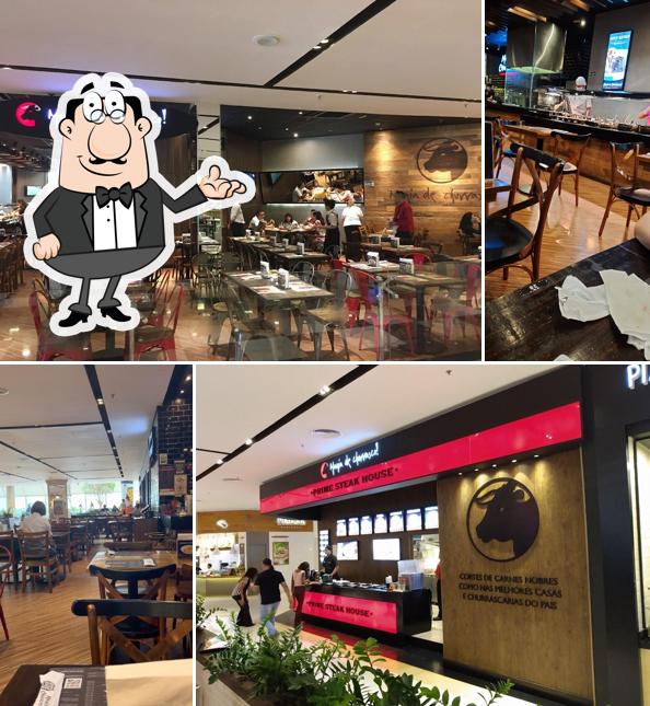 Veja imagens do interior do Mania de Churrasco! Buffet & Pizza