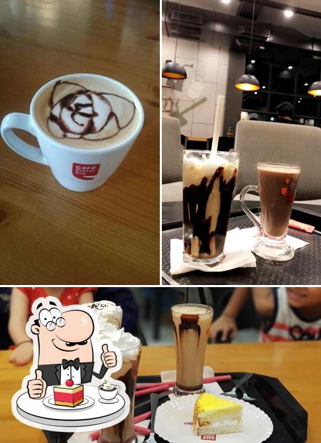 Café Coffee Day serves a range of sweet dishes