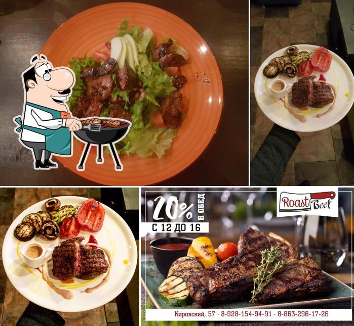 Try out meat dishes at Meat Grilled Roast Beef Restaurant