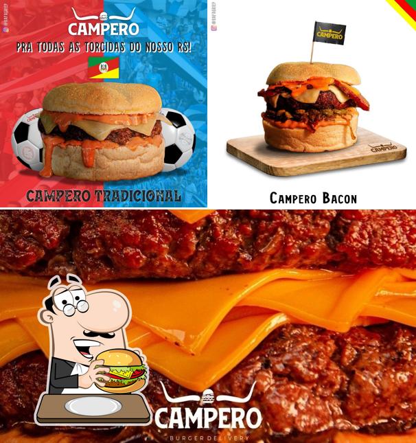 Peça um hambúrguer no CAMPERO DELIVERY