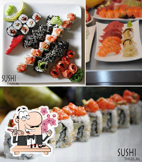 Essayez de nombreuses options de sushi