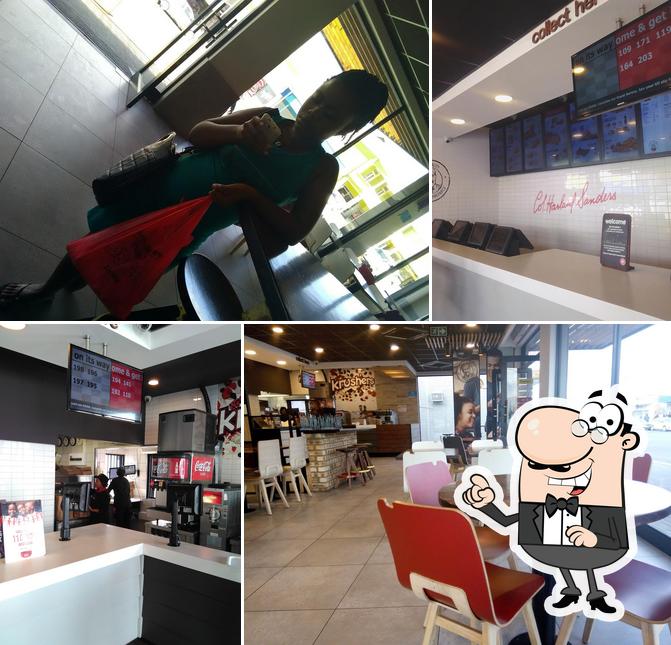 L'intérieur de KFC Vryburg