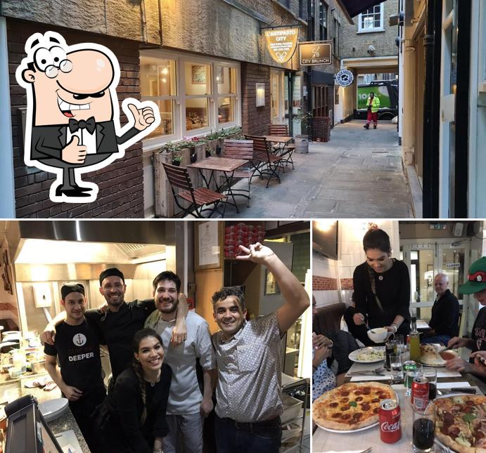 L’Antipasto City, 24, Octave House, 2 Botolph Alley in London