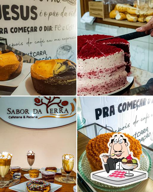 Sabor da Terra C&P oferece uma escolha de sobremesas