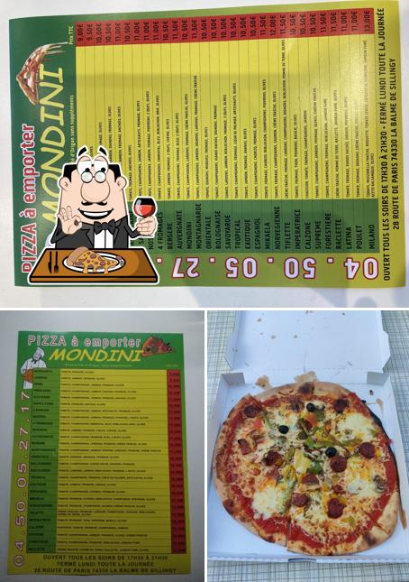 Essayez des pizzas à Pizzeria Mondini