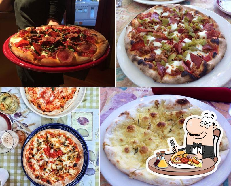 Elige una pizza en Pizzeria da Lino