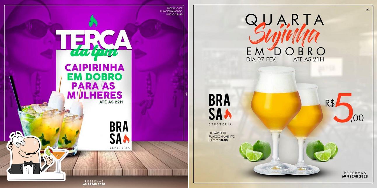 Escolha uma bebida do menu