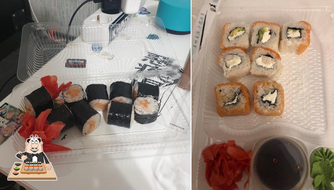 Essayez de nombreuses options de sushi