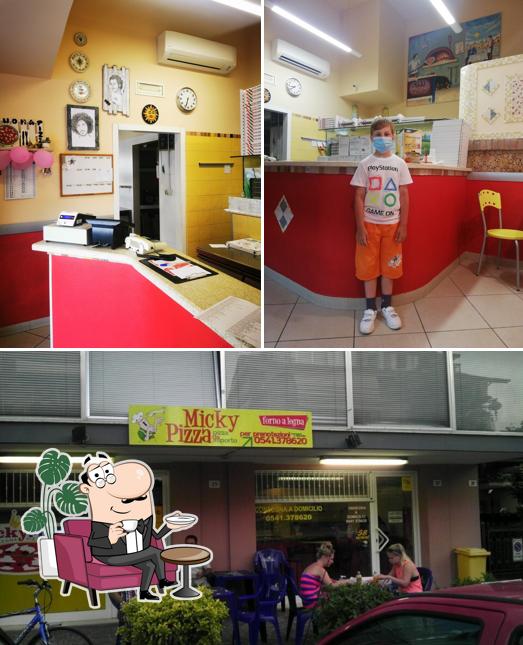 L'intérieur de Micky Pizza
