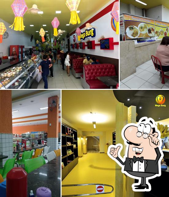 Veja imagens do interior do Mega Burg Lanchonete