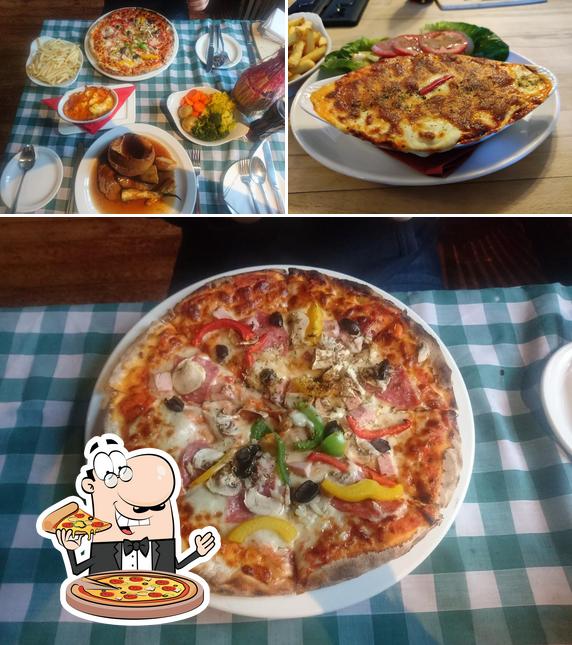 Try out pizza at The Dartmouth Arms