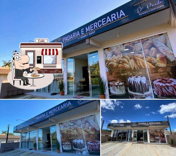 O exterior do D'paula padaria e mercearia