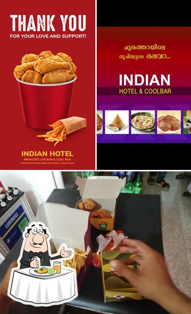 Food at Indian Hotel