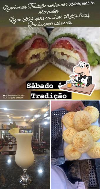 Platos en Lanchonete Tradição