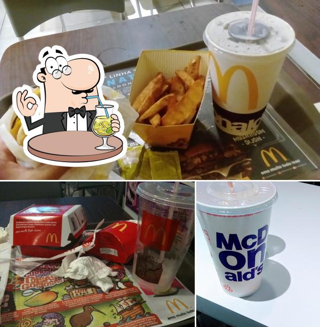 O McDonald's se destaca pelo bebida e comida