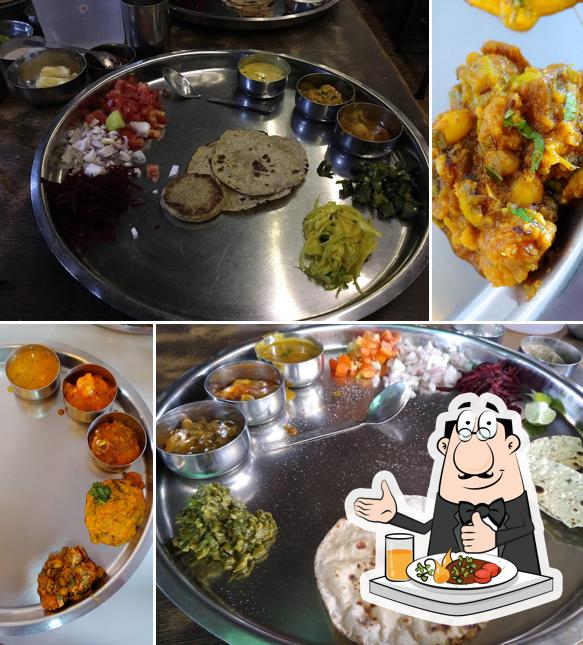 Food at Maruti Gujarati Thali