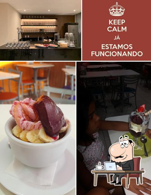 O interior do Empório do Açaí