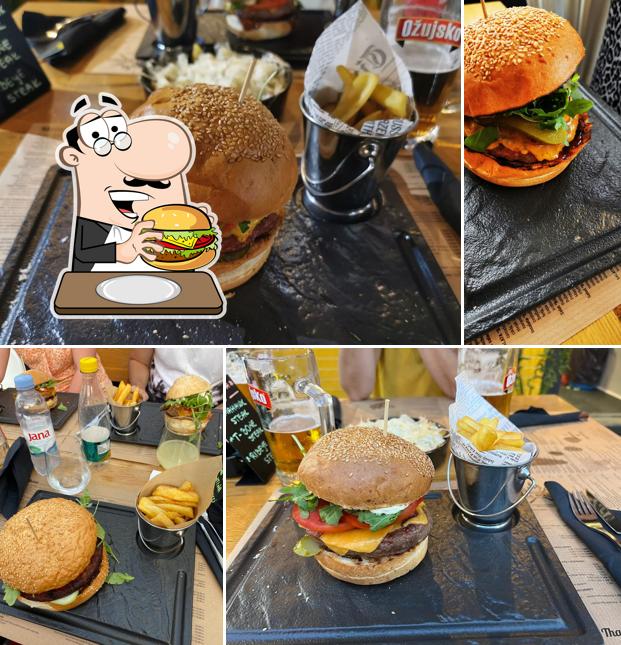 Faites-vous plaisir avec un hamburger à Grill Bišteka