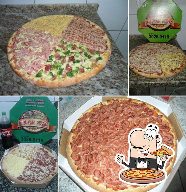 Peça pizza no Kiduxan Pizzas