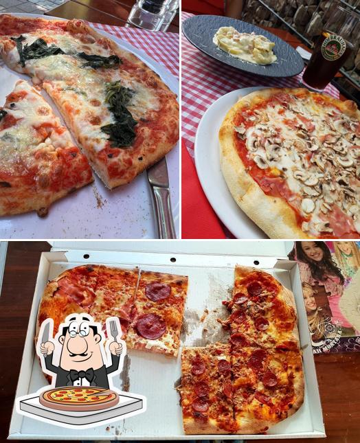 Get pizza at Ristorante Rosalia