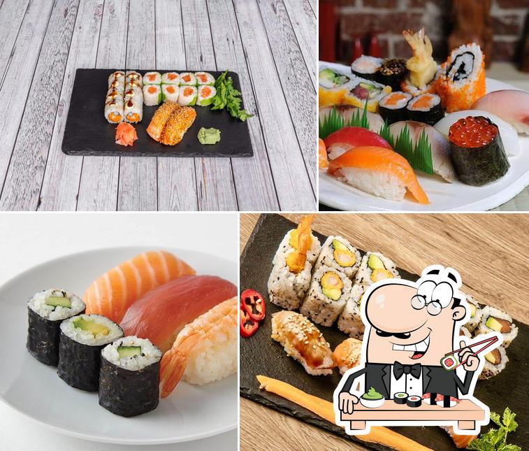 Les sushi sont servis à SUSHI GRENOBLE