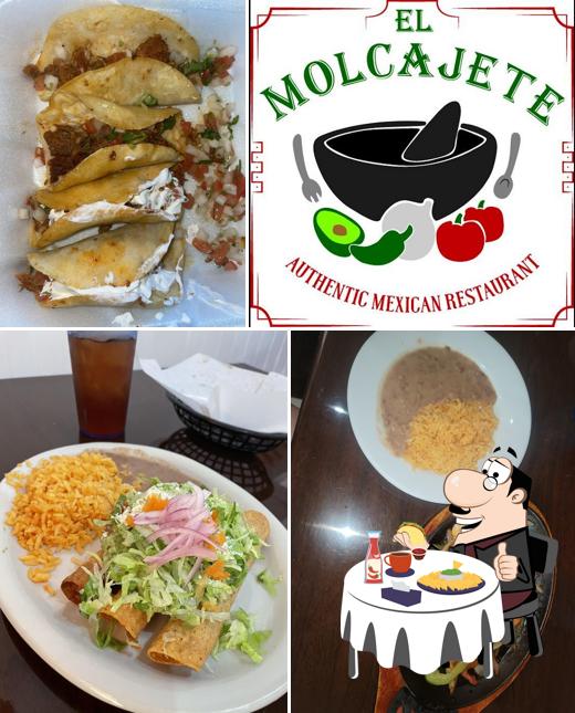 Get a burger at El Molcajete Mexican Restaurant