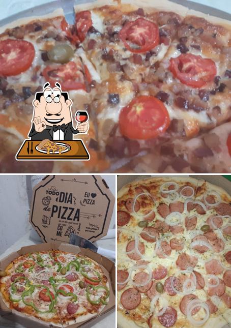 Peça diferentes estilos de pizza