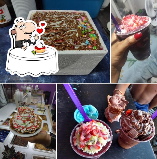 Maré do Açaí serve uma seleção de pratos doces