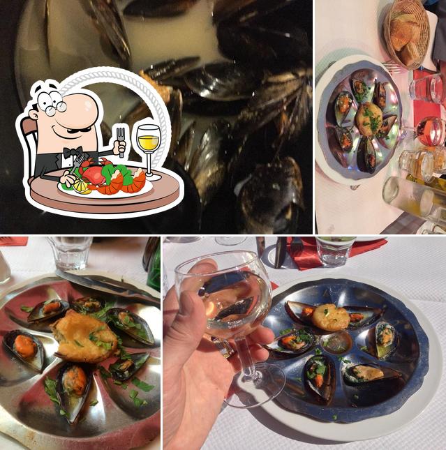 Try out seafood at Le Clocher