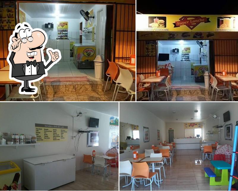 Veja imagens do interior do Super Lanches