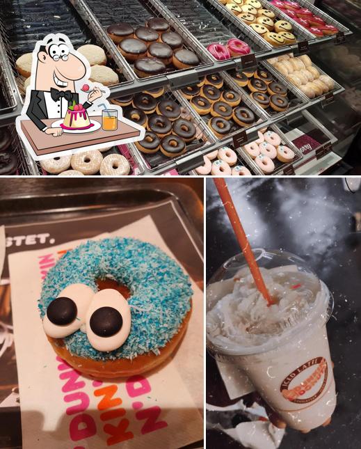 Dunkin' Donuts serve un'ampia varietà di dolci