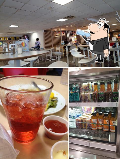 The picture of IKEA Restaurant’s drink and interior