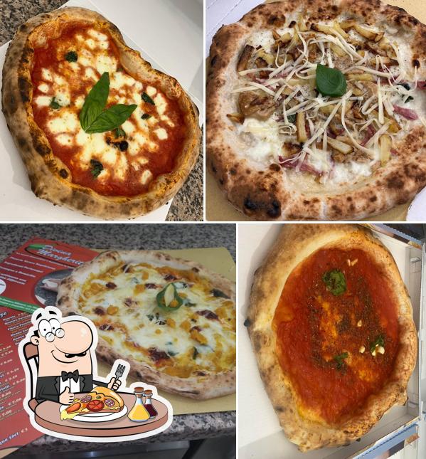 Pick pizza at Pizzeria Divina Margherita