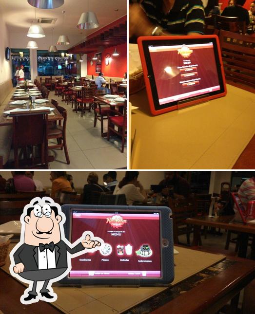 Veja imagens do interior do Red Sun Pizza