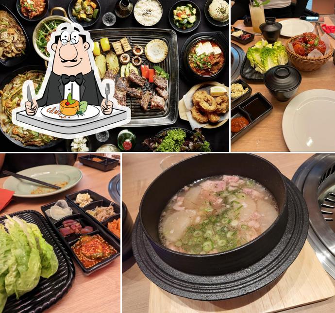 Еда в "Ssam Korean Barbeque"