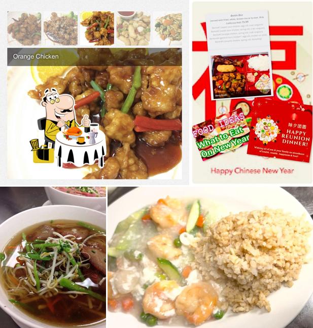 Platos en AM Asian Cuisine