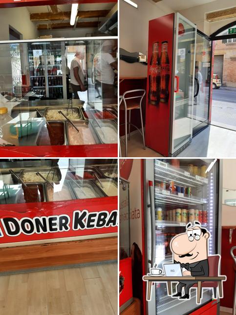 Gli interni di Ali Doner Kebab