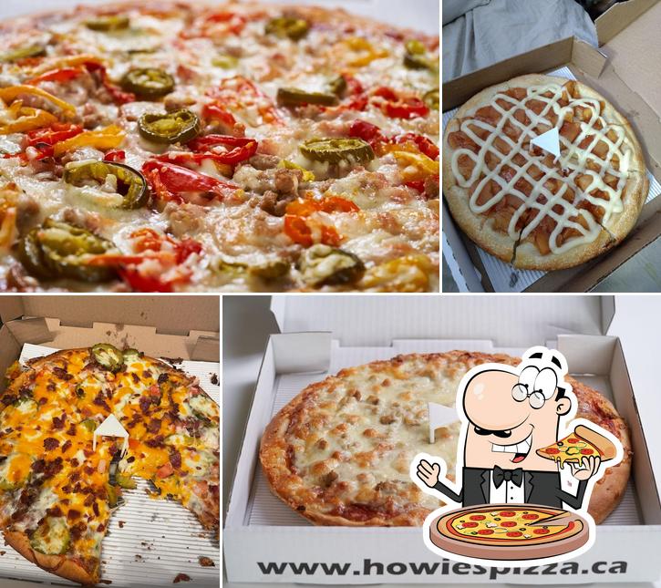 Choisissez des pizzas à Howie's Pizza