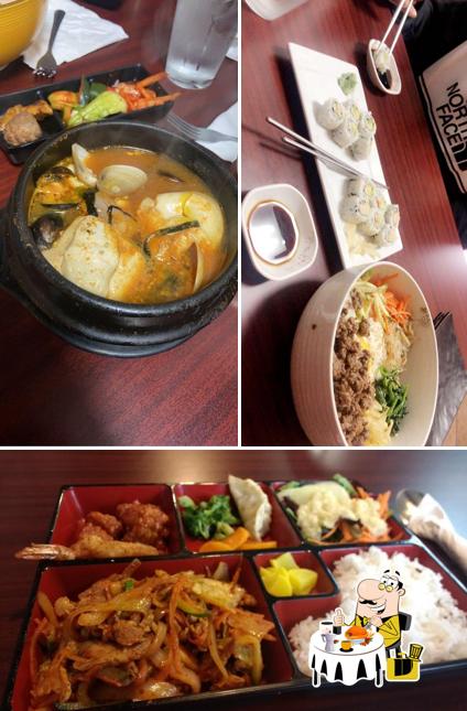 Еда в "Oya Sushi and Korean Grill"