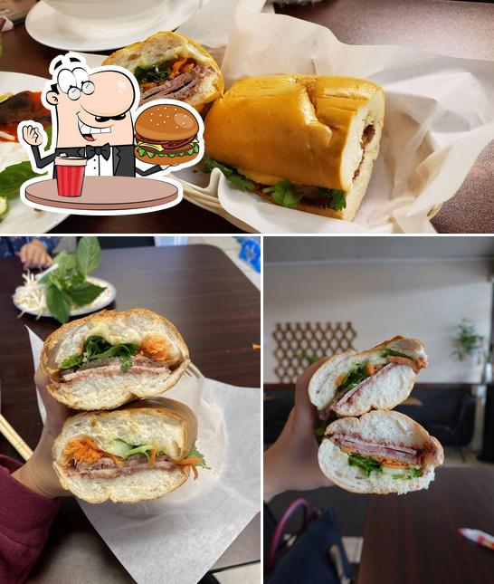 Get a burger at Phở Phong Lưu