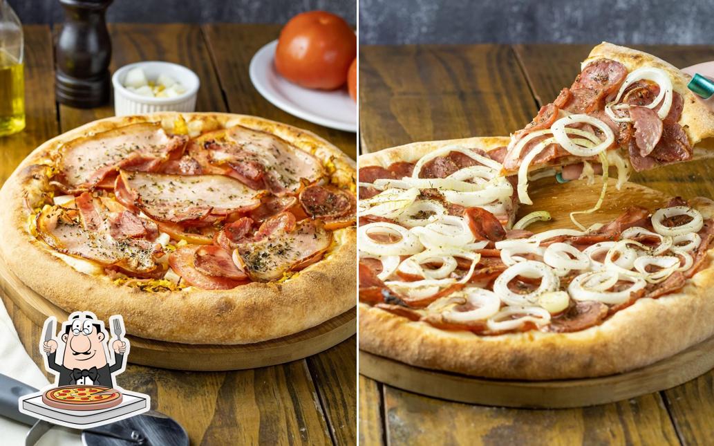 Consiga pizza no Sierra Pizzas e Burgers