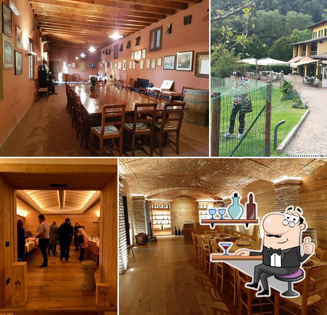 Gli interni di Cantina e Agriturismo Al Rocol