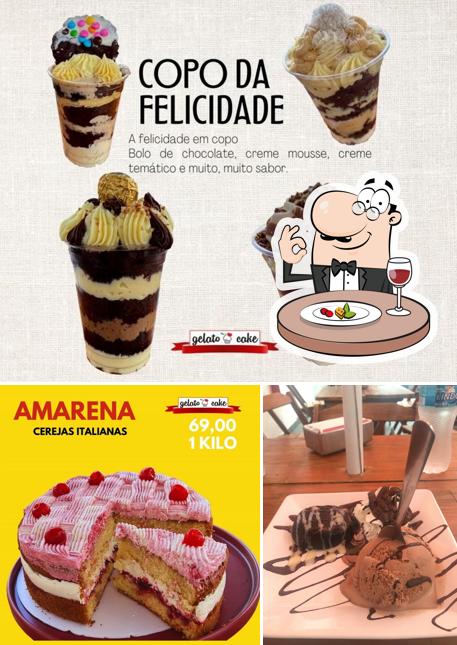 Comida em Gelato Cake Sorveteria e Confeitaria