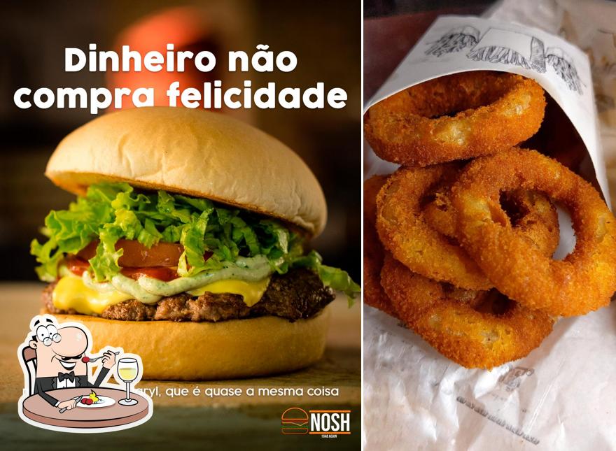 Comida em Nosh Burger